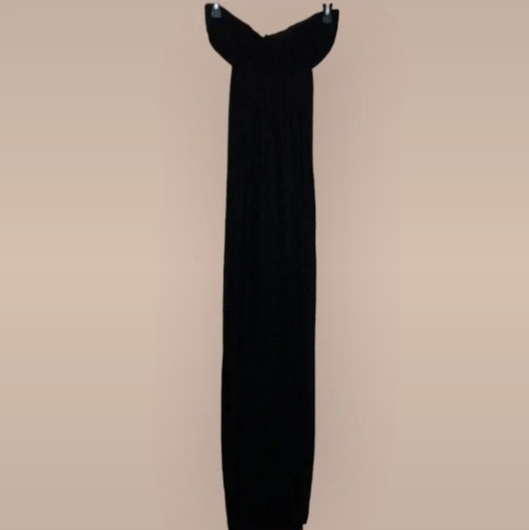 BCBGMAXAZRIA black bandeau gown - Picture 2 of 8